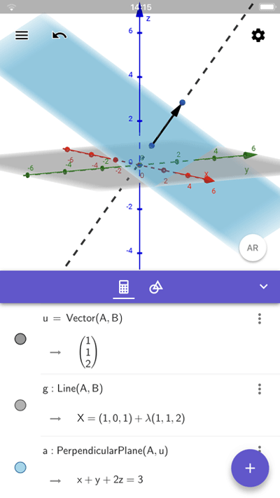 geogebra3D计算器中文版截图1