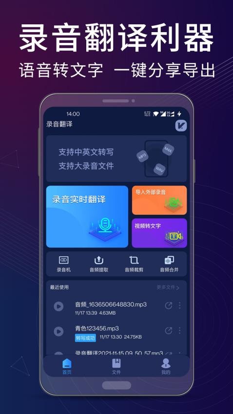 录音翻译助手手机版截图3