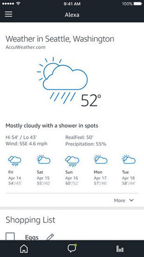 amazon alexa app截图2