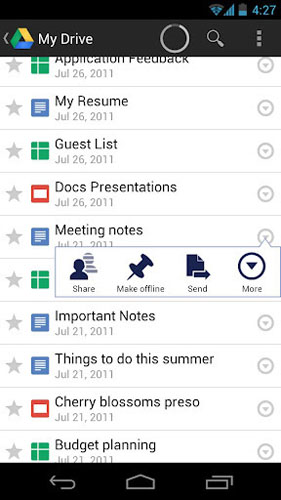 google drive app