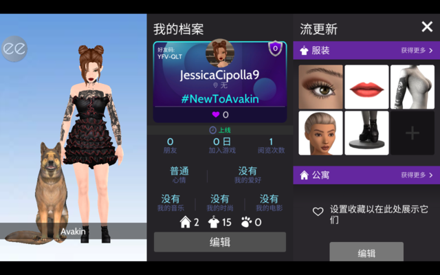 模拟生活3d虚拟世界中文版(Avakin Life)