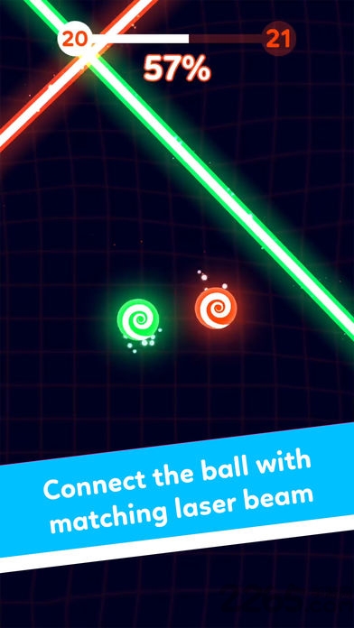 激光旋转球游戏(Balls vs Lasers)截图1