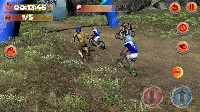 真实山地自行车2手游(MTB Downhill 2 Multiplayer)截图3