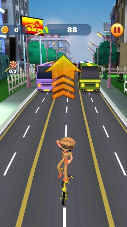 小辛厄姆自行车赛最新版(Little Singham Cycle Race)截图3