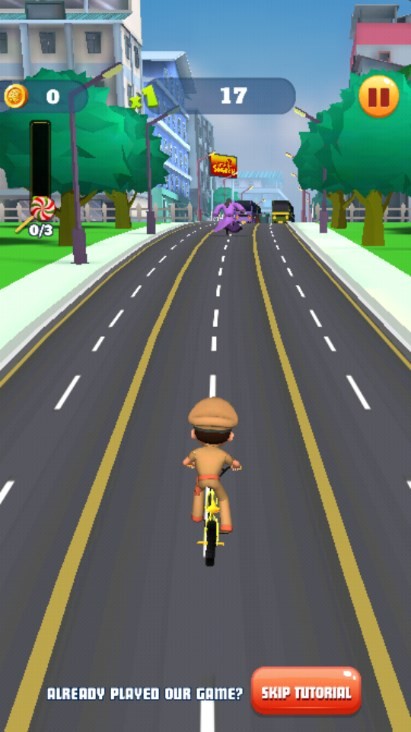 小辛厄姆自行车赛最新版(Little Singham Cycle Race)截图1