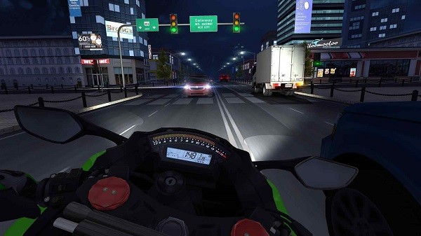 公路骑手游戏中文版(Traffic Rider)截图1