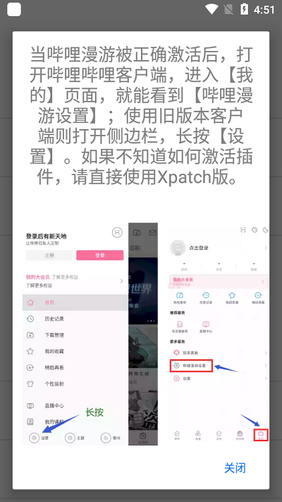 哔哩漫游xpatch模版最新版本截图3