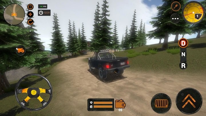 森林卡车模拟器免费版(Truck Driver Forest Simulator)截图3