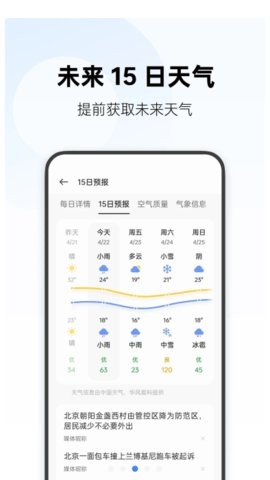 oppo天气app截图3