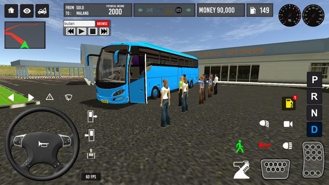 印尼巴士模拟器2022最新版(2022 Indonesia Bus Simulator)截图4