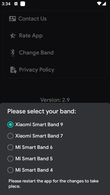 小米9手环表盘壁纸软件(Mi Band 9 Faces)截图1