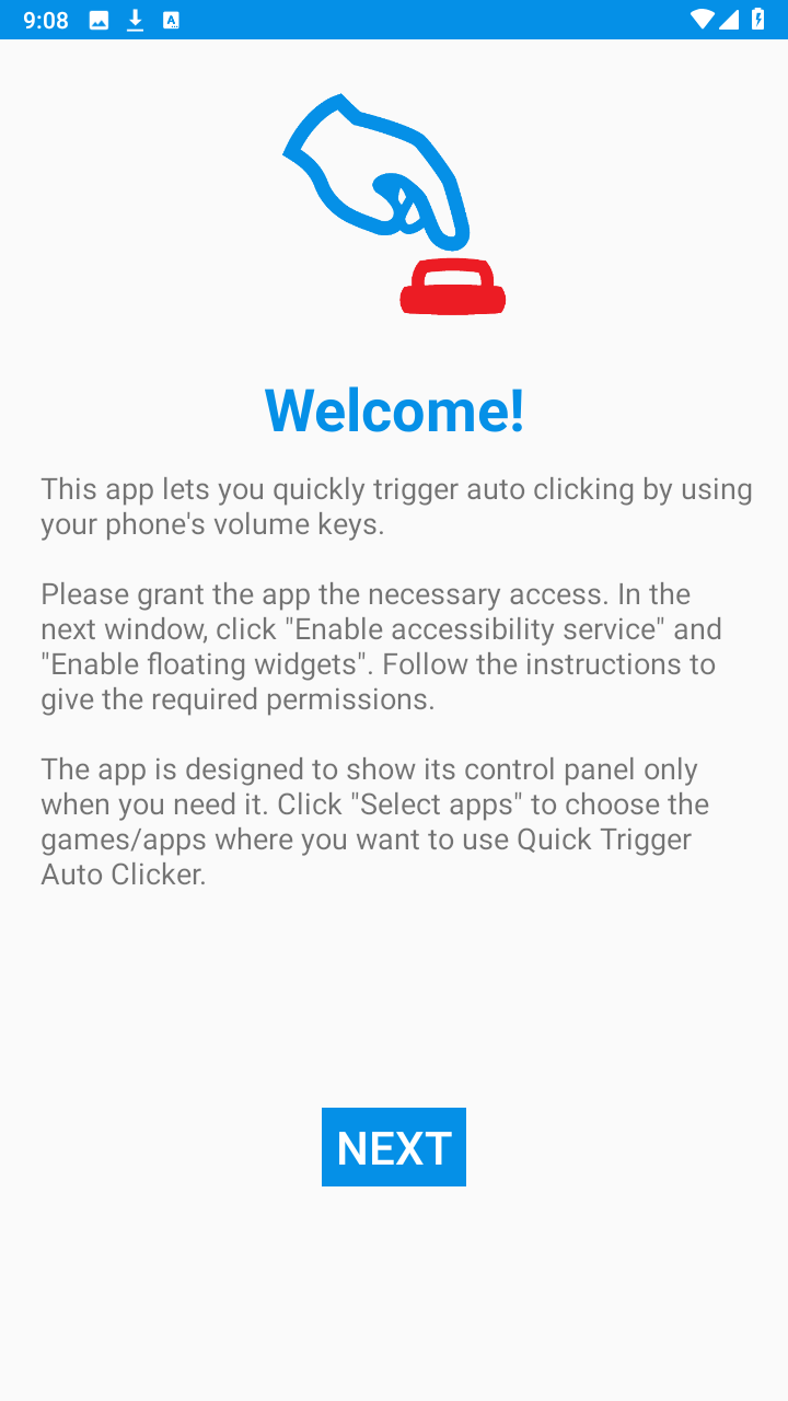 Quick Trigger Auto Clicker(音量键自动点击器)截图1