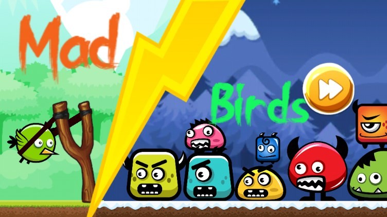 疯狂的小鸟游戏单机版(madbirds)截图1