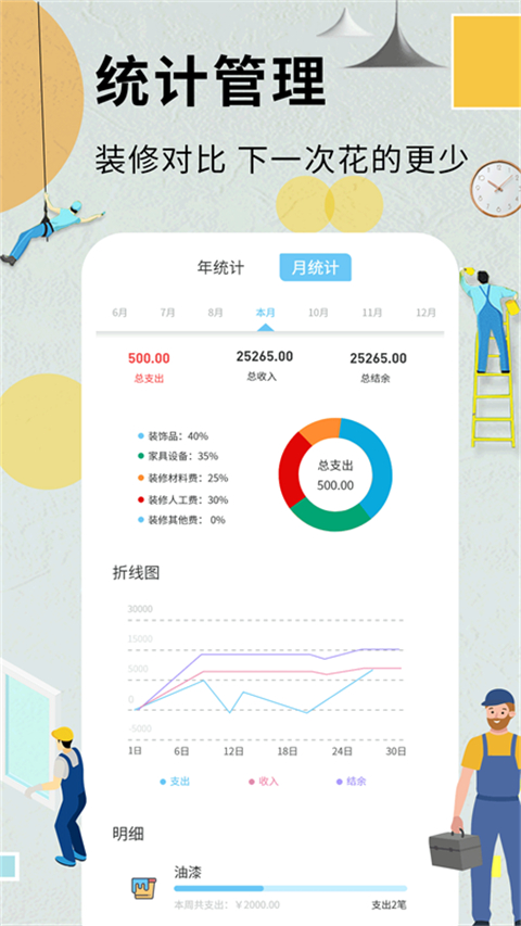 装修记账本app截图3
