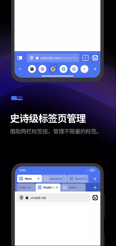 Vivaldi浏览器手机版截图2