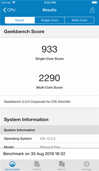 Geekbench5截图2