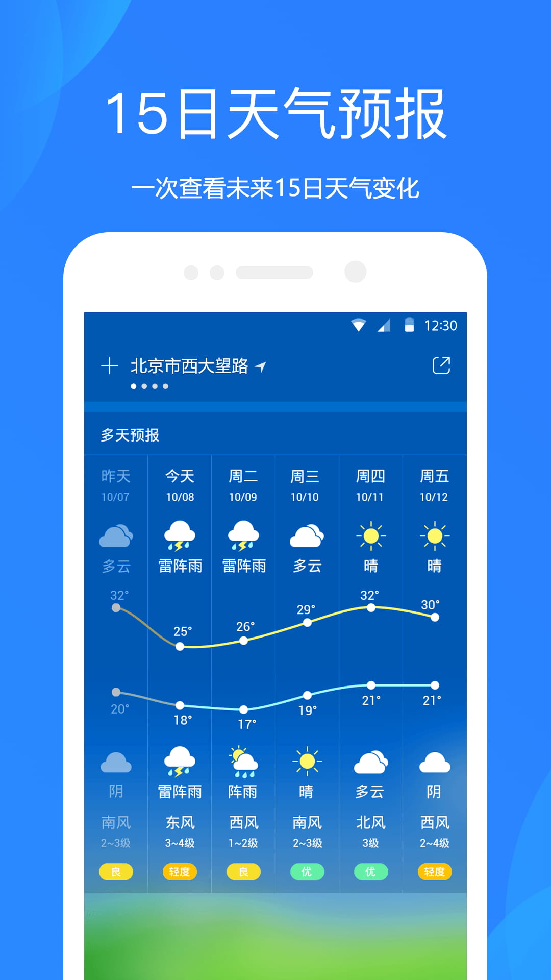 天气预报15天查询截图2