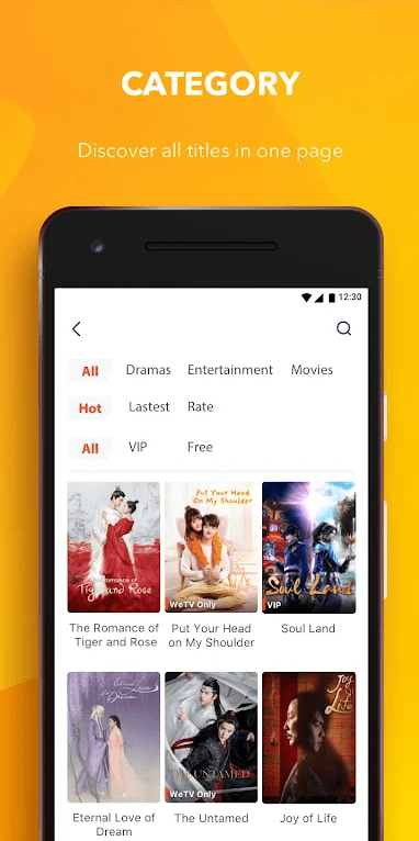 2023wetv(腾讯海外版)截图1