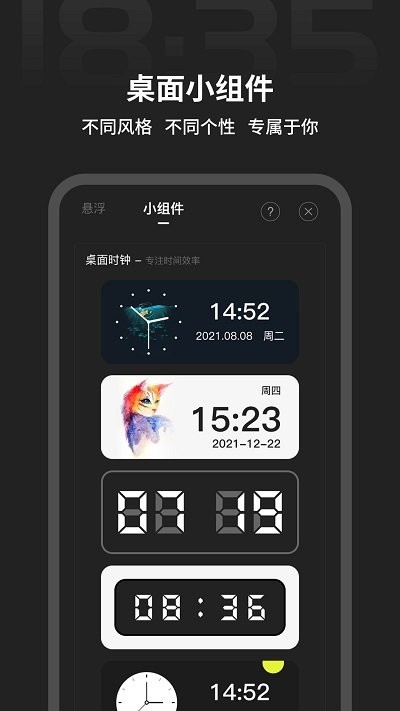 税特主题时钟app(改名桌面时钟)截图4