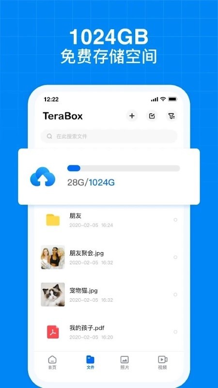 terabox手机版(百度网盘国际版)截图3