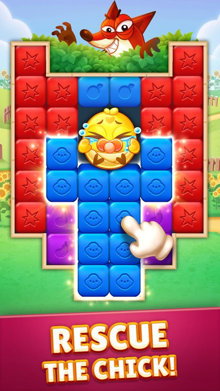 趣味消除小鸡救援手游截图1