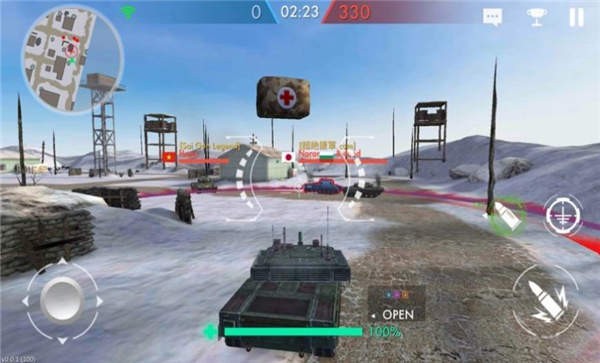 微型坦克射击手机版截图1