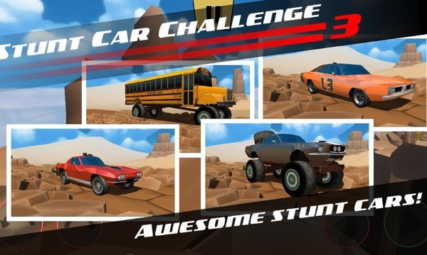 特技汽车挑战赛3游戏(stunt car3)截图3