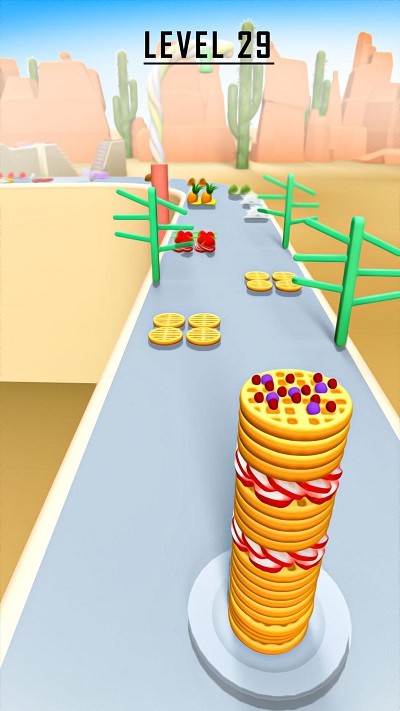 煎饼快跑小游戏(pancake run)截图2