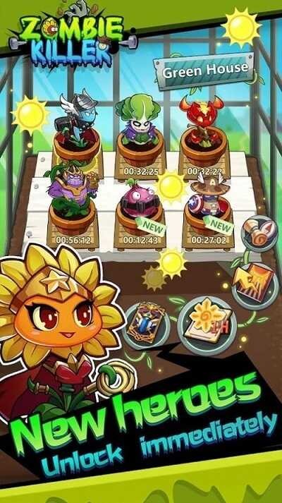 植物战士大战僵尸游戏(zombie killer)截图3