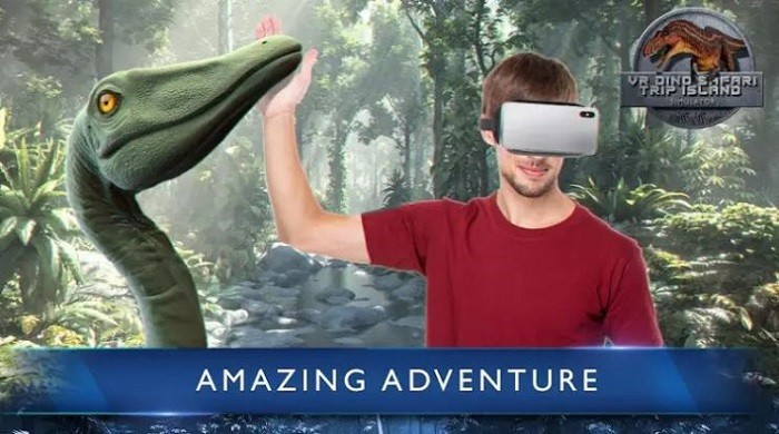 vr恐龙游猎岛模拟器游戏截图3