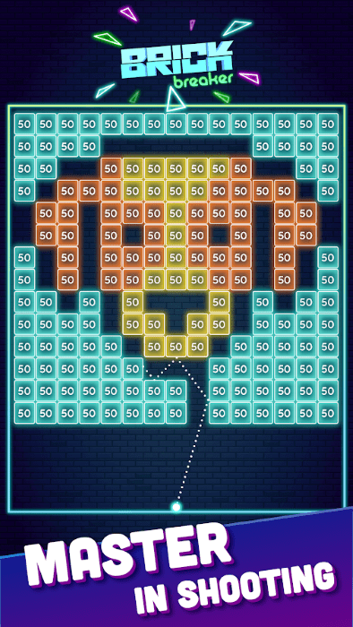碎砖机球式破碎机游戏(brick breaker)截图1