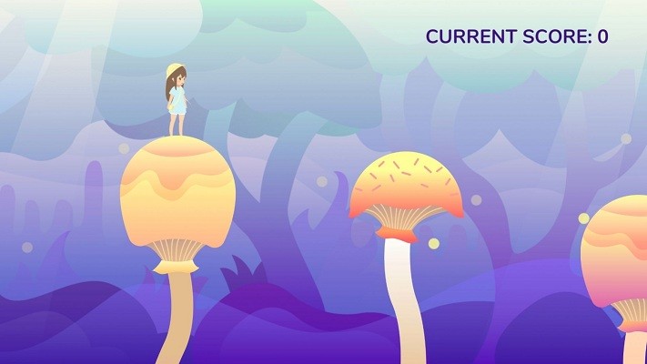 蘑菇姑娘跳一跳官方版(mushroom jump)截图1