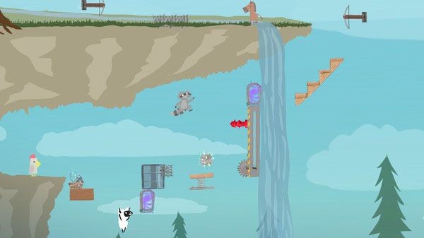 超级鸡马正版游戏(ultimate chicken horse)截图1