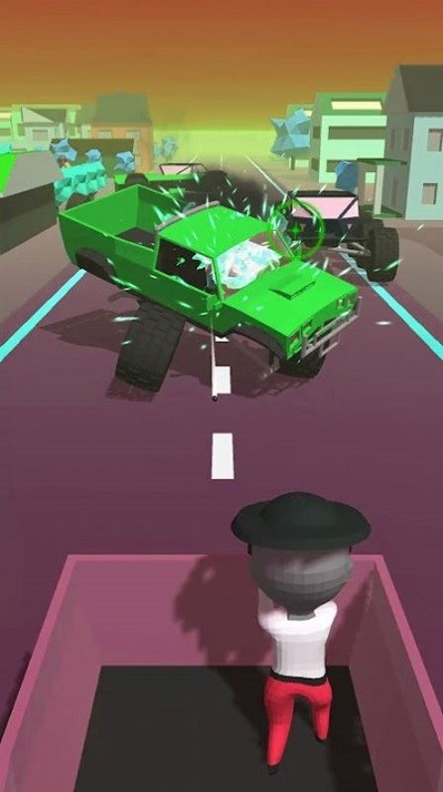 汽车追逐射击手游(furiousride)截图2