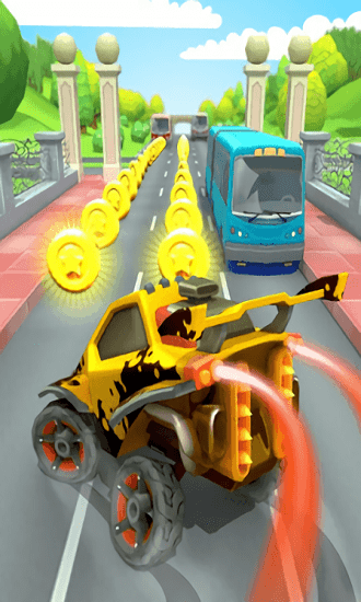 跑酷赛车手机版(parkour racing)截图1