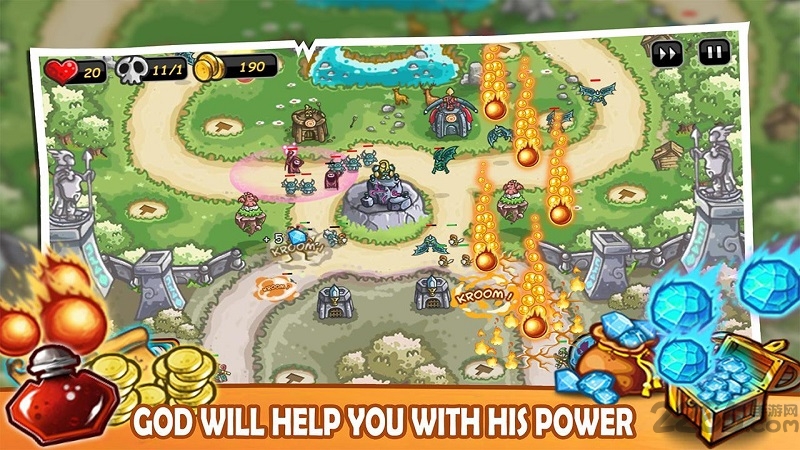 王国保卫战英雄传奇内购破解版(Kingdom Defense)截图3
