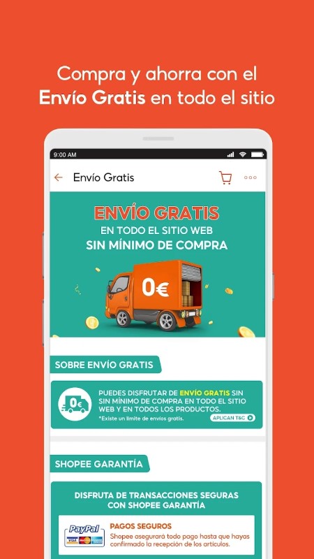 shopee西班牙站点app截图1
