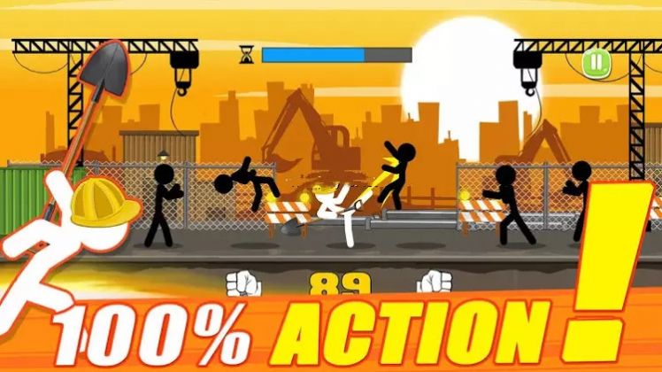 火柴人战斗行动游戏(stick warrior action game)截图1