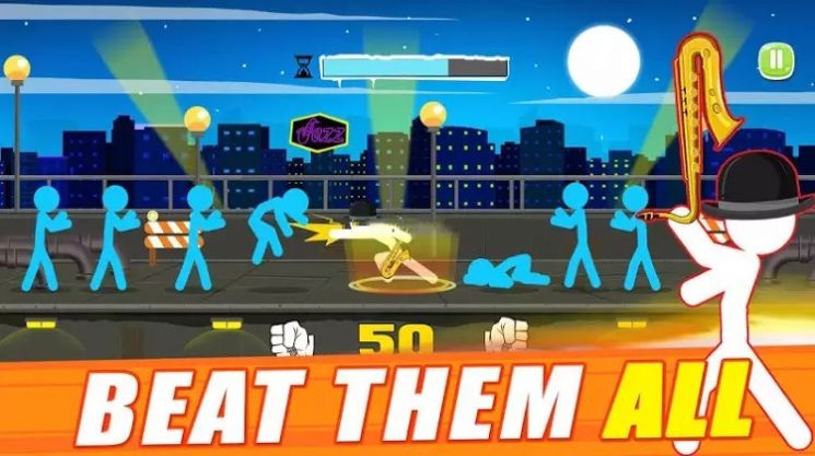 火柴人战斗行动游戏(stick warrior action game)截图2