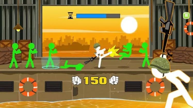 火柴人战斗行动游戏(stick warrior action game)截图3