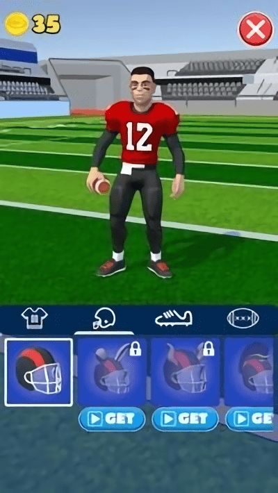 超触地3d游戏(hyper touchdown 3d)截图3