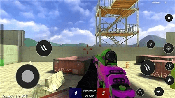 射击战斗竞赛游戏(combat shooter)截图1
