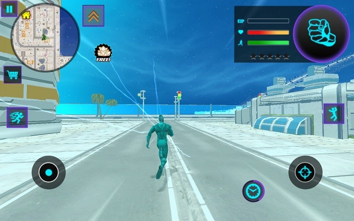 城市超人光速英雄游戏(unlimited speed)截图1