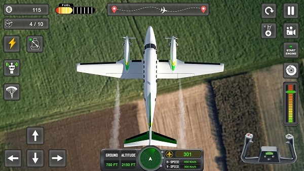 pilot simulator airplane games截图2