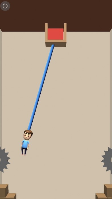火柴人坠落解救游戏(stickman puzzle slash)截图1