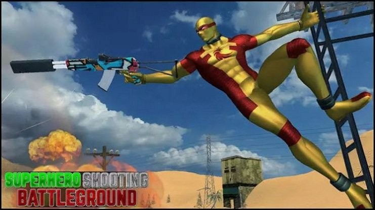 超级英雄射击战场官方版(superhero shooting)截图1
