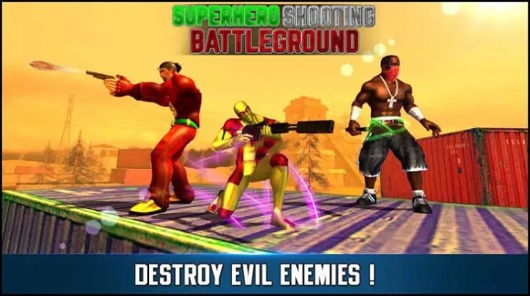 超级英雄射击战场官方版(superhero shooting)截图2