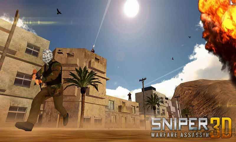 狙击战杀手游戏(sniper warfare assassin 3d)截图3