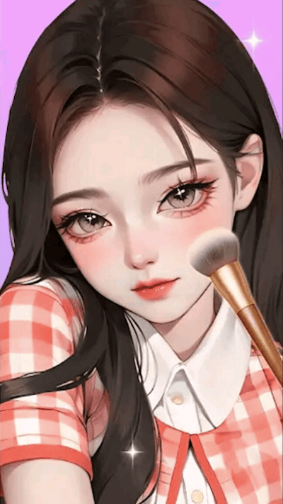 少女美妆模拟游戏截图1
