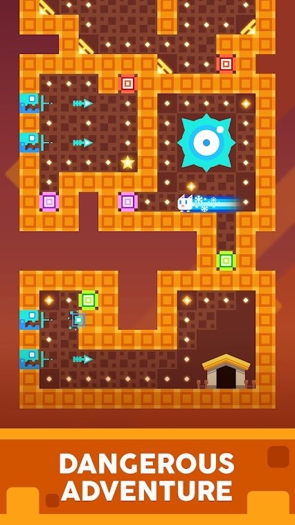 迷宫冲刺上升游戏(maze dash rising)截图1